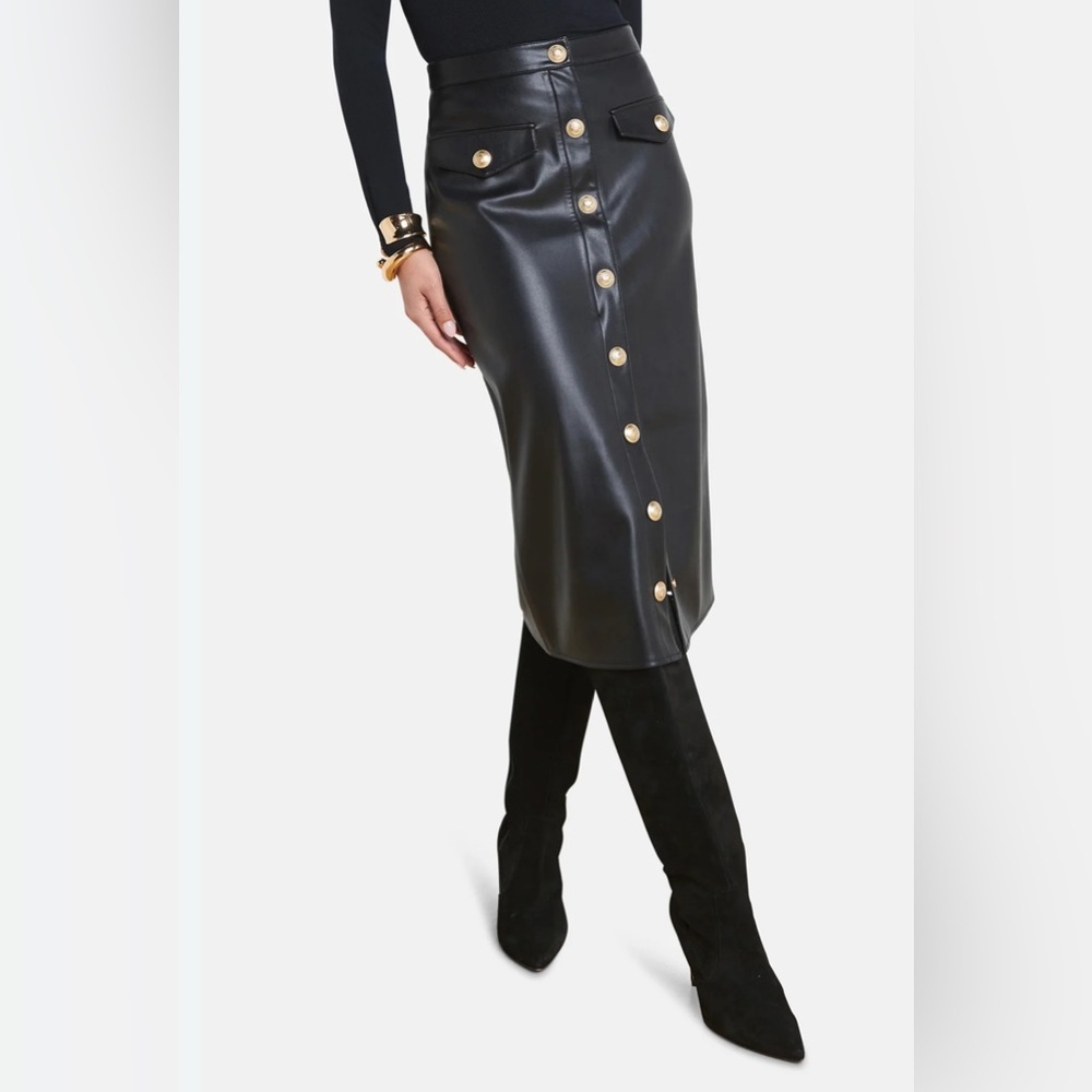 L'AGENCE Milann Midi Skirt 12
